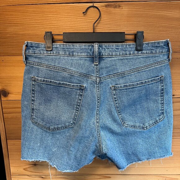 Old Navy OG High Rise Straight Cut Off Jean Shorts - 12 - Picture 6 of 6